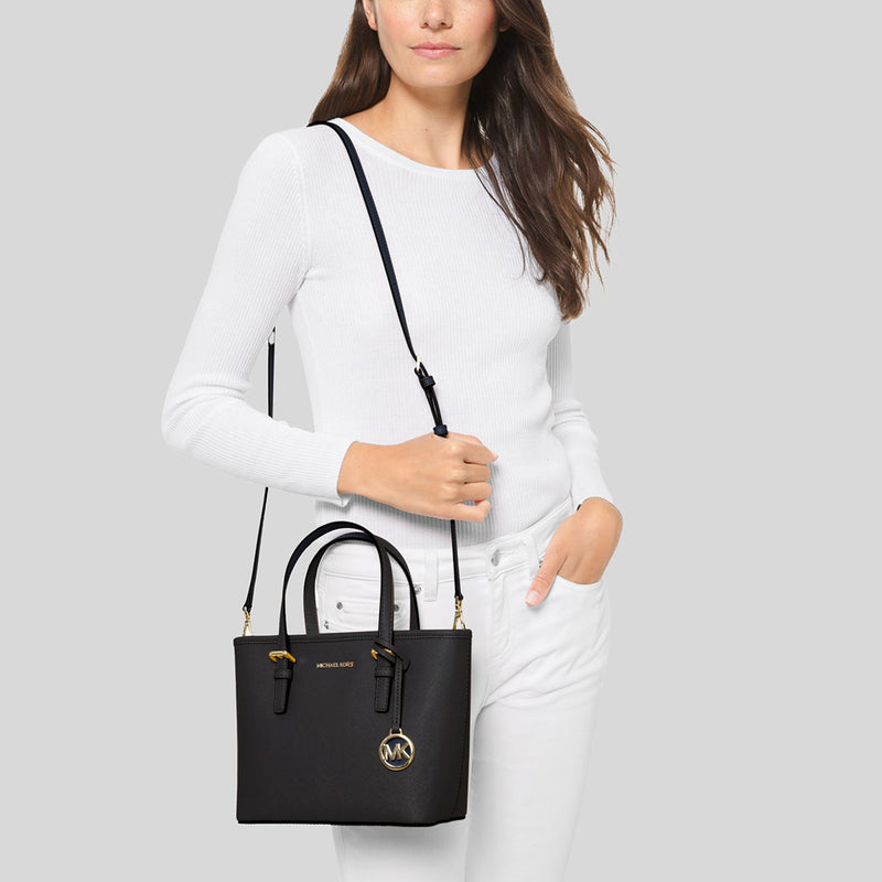 MK black outlet jet set tote