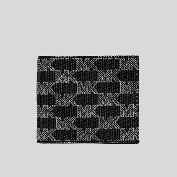 Michael Kors Monogram Leather PVC Clothing Logo Folding Wallets (36U9LCRF3B)