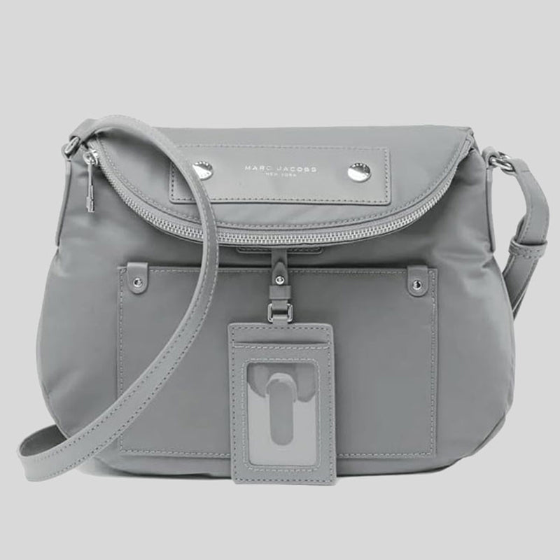 MARC JACOBS Preppy Natasha Nylon Crossbody Rock Grey M0014625