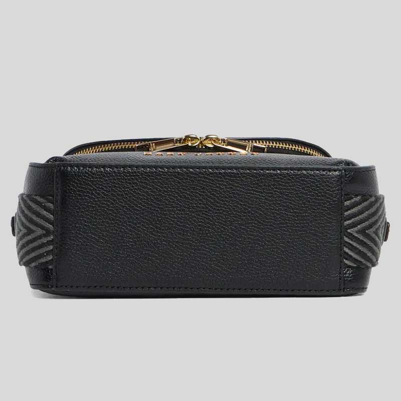 MARC JACOBS The Groove Leather Mini Messenger Bag Black 4S4HMS004H01