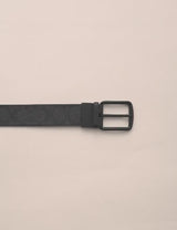 COACH Harness Buckle Cut To Size Reversible Belt, 38 Mm Charcoal/Black 91283