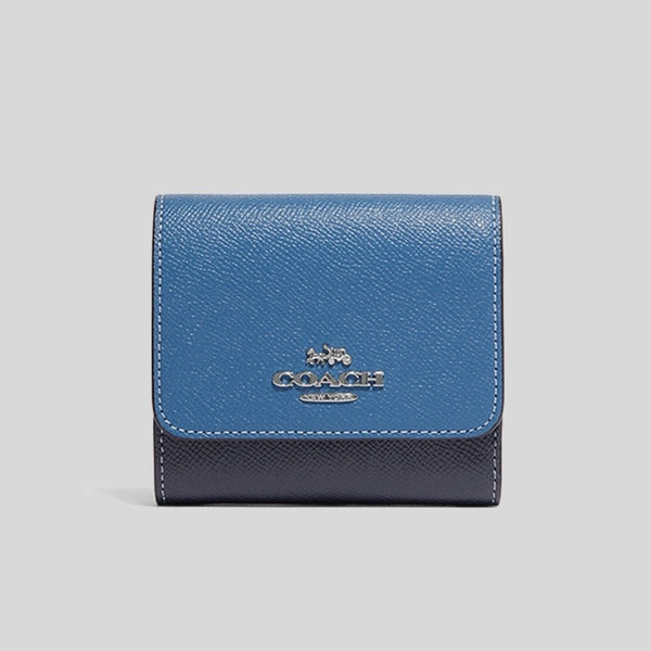 COACH Small Trifold Wallet In Colorblock