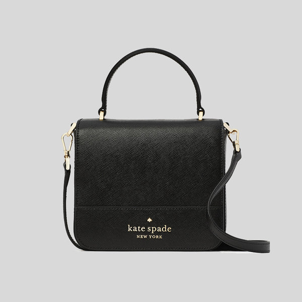 Kate Spade Staci Saffiano Leather Shoulder Bag Black K6042 – LussoCitta