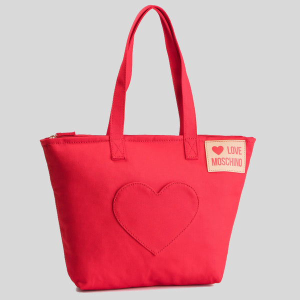 Red sale moschino handbag