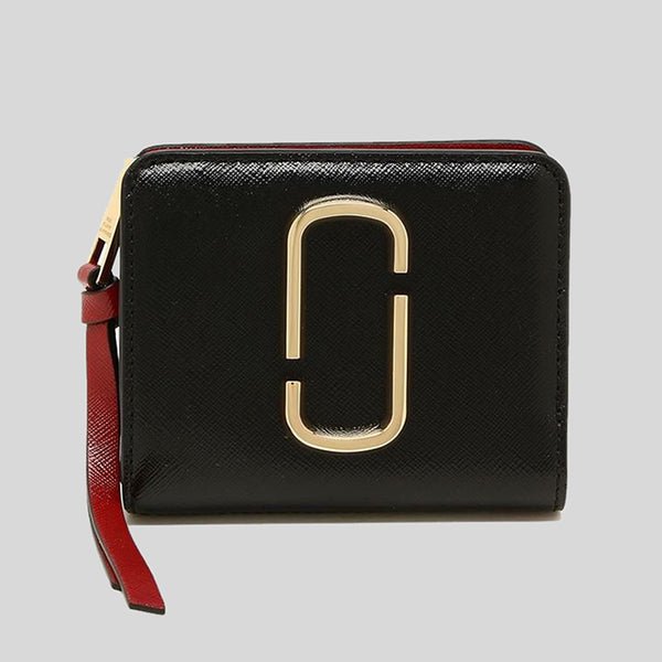 Marc Jacobs THE Snapshot Mini Compact Wallet M0013360 Black Chianti –  LussoCitta