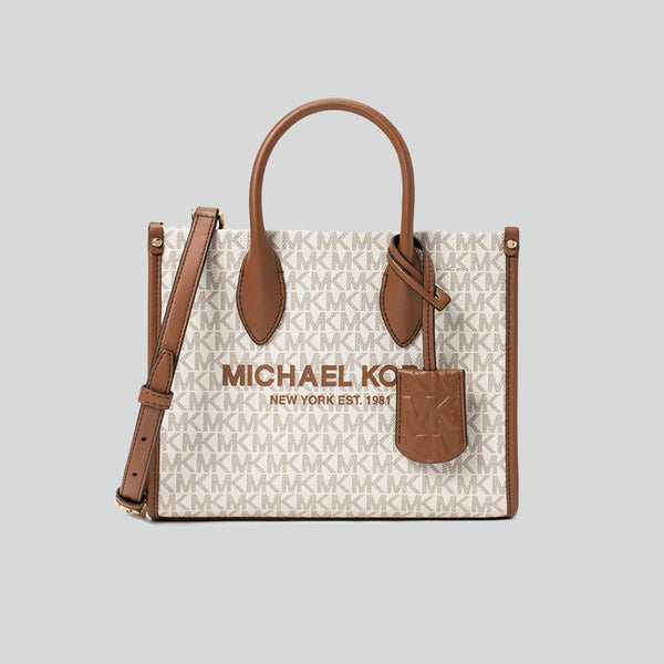 Michael Kors Mirella Small Shopper Satchel Crossbody Bag Mk Poppy
